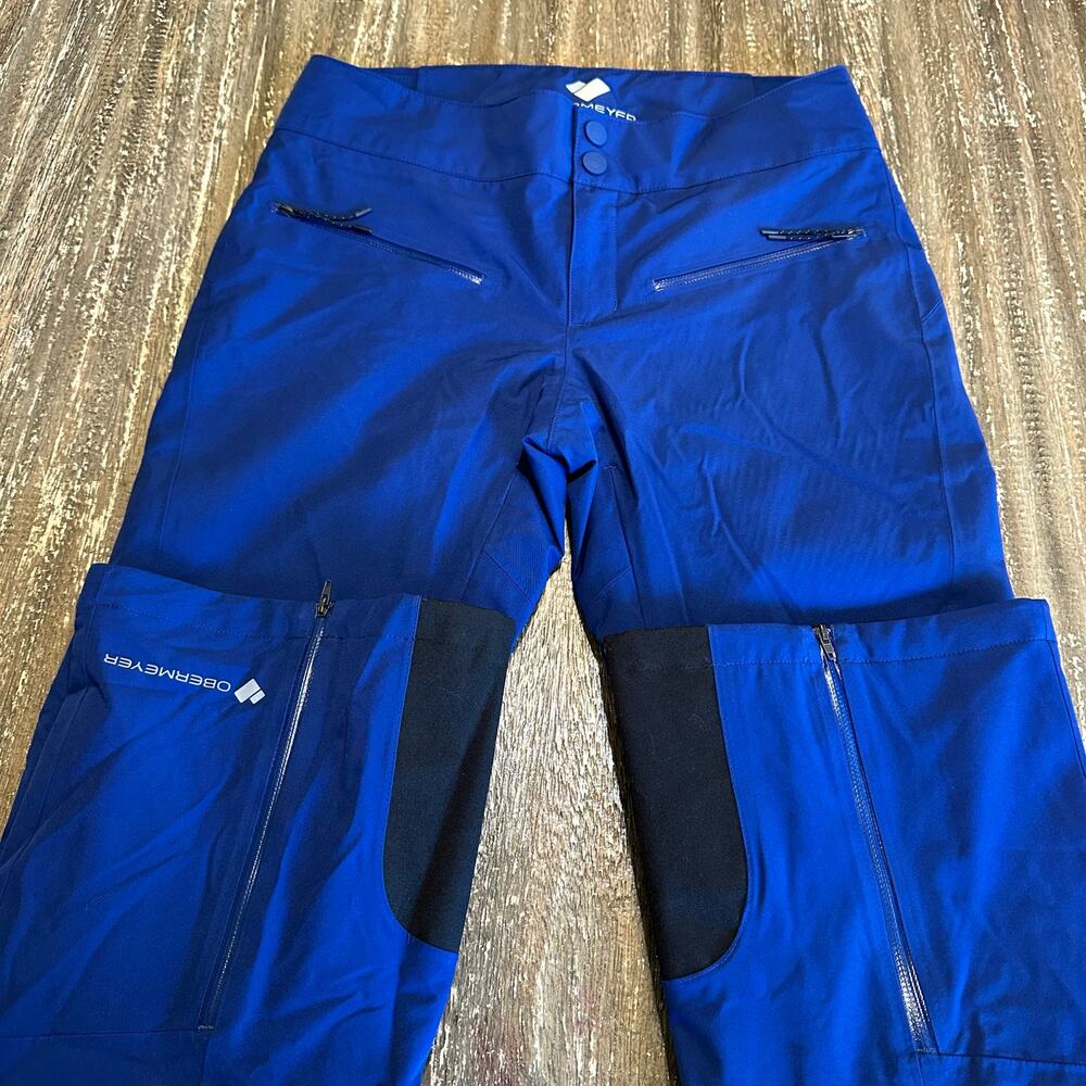 Obermeyer Aspen Thinsulate Stretch Ski Snowboard Pants Blue Women’s Size 8 Short